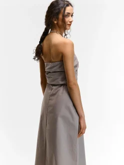 GATE Sukienka z domieszką lnu| Kategorie·Sukienki