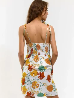 GATE Sukienka z domieszką lnu| Kategorie·Sukienki