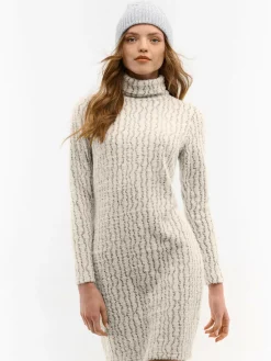 GATE Sukienka z golfem i długimi rękawami| Kategorie·Sukienki