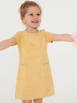 GATE Sukienka z imitacji zamszu dla dziewczyny|Dzieci Baby