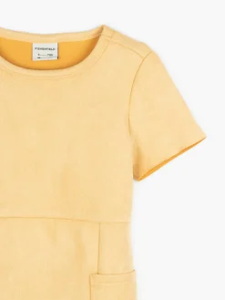 GATE Sukienka z imitacji zamszu dla dziewczyny|Dzieci Baby