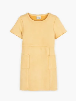 GATE Sukienka z imitacji zamszu dla dziewczyny|Dzieci Baby