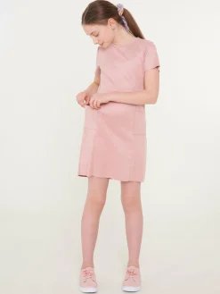 GATE Sukienka z imitacji zamszu dla dziewczyny|Dzieci Dziewczynki·Sukienki