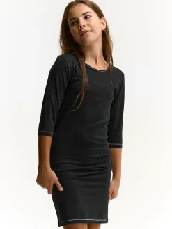 GATE Sukienka z kontrastową nicią|Dzieci Dziewczynki·Sukienki