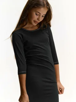 GATE Sukienka z kontrastową nicią|Dzieci Dziewczynki·Sukienki