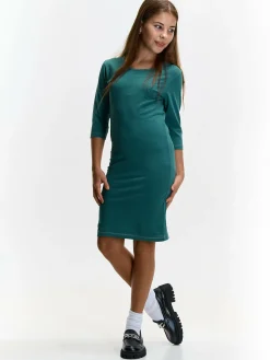 GATE Sukienka z kontrastową nicią|Dzieci Dziewczynki·Sukienki