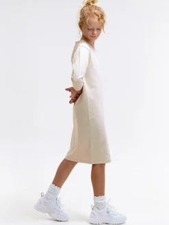 GATE Sukienka z kontrastową nicią|Dzieci Dziewczynki·Sukienki