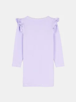 GATE Sukienka z kontrastową nicią i falbankami|Dzieci Dziewczynki·Sukienki