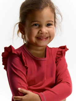 GATE Sukienka z kontrastową nicią i falbankami|Dzieci Dziewczynki·Sukienki