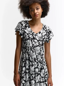 GATE Sukienka z kwiatowym nadrukiem| Kategorie·Sukienki