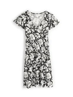 GATE Sukienka z kwiatowym nadrukiem| Kategorie·Sukienki