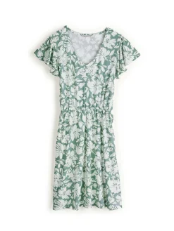 GATE Sukienka z kwiatowym nadrukiem| Kategorie·Sukienki