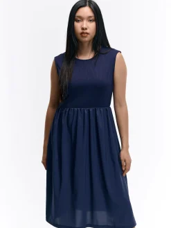 GATE Sukienka z marszczoną spódnicą| Kategorie·Sukienki