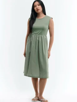 GATE Sukienka z marszczoną spódnicą| Kategorie·Sukienki