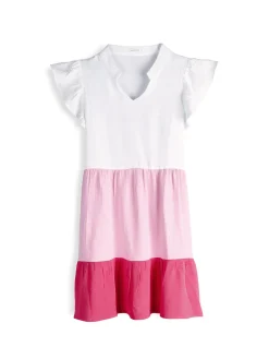 GATE Sukienka z marszczonymi rękawami| Kategorie·Sukienki