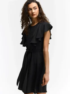 GATE Sukienka z marszczonymi rękawami| Kategorie·Sukienki