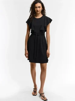 GATE Sukienka z marszczonymi rękawami| Kategorie·Sukienki