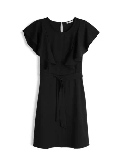 GATE Sukienka z marszczonymi rękawami| Kategorie·Sukienki