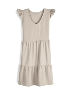 GATE Sukienka z marszczonymi rękawami| Kategorie·Sukienki