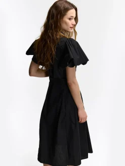 GATE Sukienka z marszczonymi rękawami| Kategorie·Sukienki