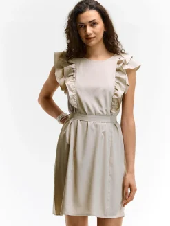 GATE Sukienka z marszczonymi rękawami| Kategorie·Sukienki