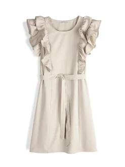 GATE Sukienka z marszczonymi rękawami| Kategorie·Sukienki