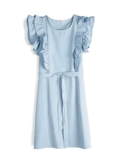 GATE Sukienka z marszczonymi rękawami| Kategorie·Sukienki