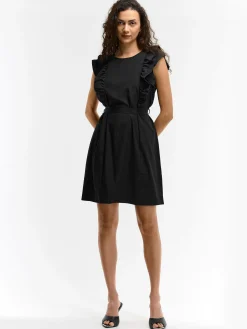 GATE Sukienka z marszczonymi rękawami| Kategorie·Sukienki