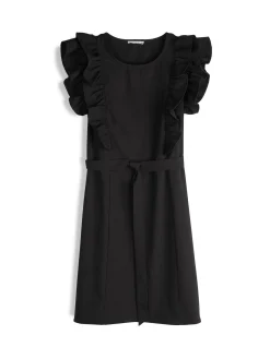 GATE Sukienka z marszczonymi rękawami| Kategorie·Sukienki