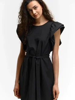 GATE Sukienka z marszczonymi rękawami| Kategorie·Sukienki