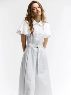 GATE Sukienka z marszczonymi rękawami| Kategorie·Sukienki