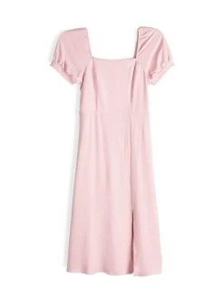 GATE Sukienka z marszczonymi rękawami| Kategorie·Sukienki