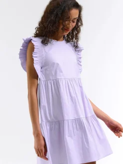 GATE Sukienka z marszczonymi rękawami| Kategorie·Sukienki