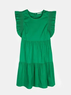 GATE Sukienka z marszczonymi rękawami| Kategorie·Sukienki