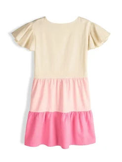 GATE Sukienka z marszczonymi rękawami|Dzieci Dziewczynki·Sukienki