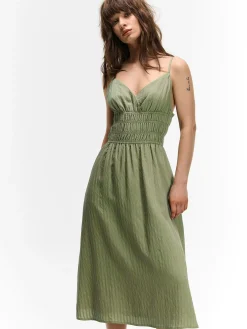 GATE Sukienka z mieszanki wiskozy| Kategorie·Sukienki