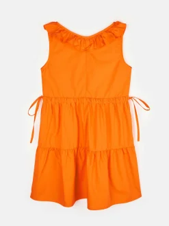 GATE Sukienka z mieszanki zawierającej bawełnę|Dzieci Dziewczynki·Ostatnie Sztuki Ubrania Dla Dziewczynek|Dziewczynki·Sukienki