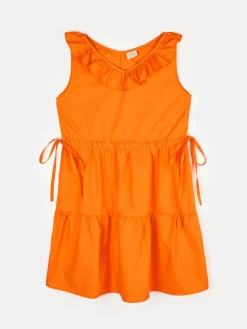 GATE Sukienka z mieszanki zawierającej bawełnę|Dzieci Dziewczynki·Ostatnie Sztuki Ubrania Dla Dziewczynek|Dziewczynki·Sukienki