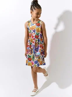 GATE Sukienka z nadrukiem|Dzieci Dziewczynki·Sukienki