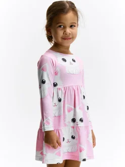 GATE Sukienka z nadrukiem|Dzieci Dziewczynki·Sukienki