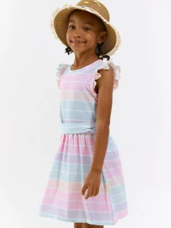 GATE Sukienka z nadrukiem i falbankami|Dzieci Dziewczynki·Sukienki