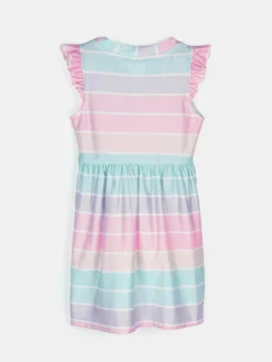 GATE Sukienka z nadrukiem i falbankami|Dzieci Dziewczynki·Sukienki