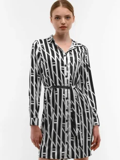 GATE Sukienka z nadrukiem i paskiem| Kategorie·Sukienki