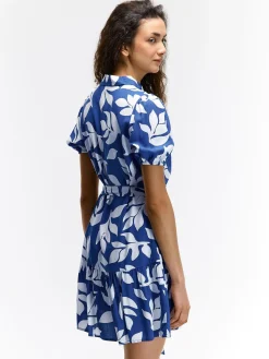 GATE Sukienka z nadrukiem i paskiem| Kategorie·Sukienki