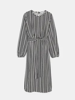 GATE Sukienka z nadrukiem i paskiem| Kategorie·Sukienki