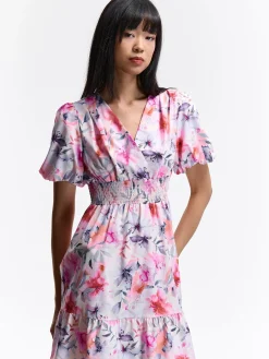 GATE Sukienka z nadrukiem kwiatowym| Kategorie·Sukienki