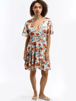 GATE Sukienka z nadrukiem kwiatowym| Kategorie·Sukienki
