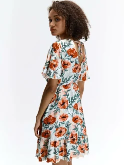 GATE Sukienka z nadrukiem kwiatowym| Kategorie·Sukienki