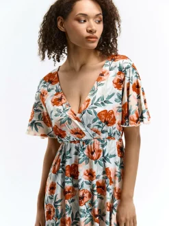 GATE Sukienka z nadrukiem kwiatowym| Kategorie·Sukienki