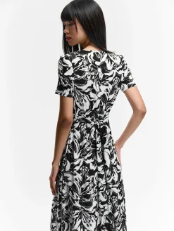 GATE Sukienka z nadrukiem kwiatowym| Kategorie·Sukienki